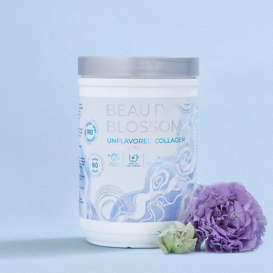 Our unique unflavored blend of pure marine collagen, vitamin C, hyaluronic acid, and biotin will inspire you to break out of your shell. Bring creativity into your daily routine by easily adding this blend to any of your favorite drinks or dishes. Grab your fins and get ready to embrace your inner mermaid with healthy looking hair and smooth skin that shines brighter than the most precious pearl. Are you ready to let your beauty blossom?!