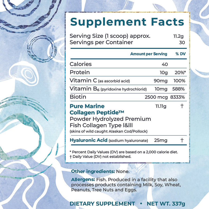 Pure Marine Collagen UNFLAVORED | 30 servings